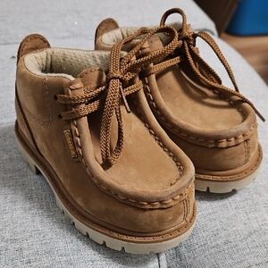 Kids Tan Leather Shoes